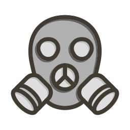 Gas mask icon