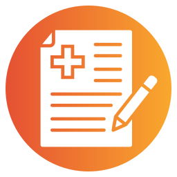 Medical prescription icon