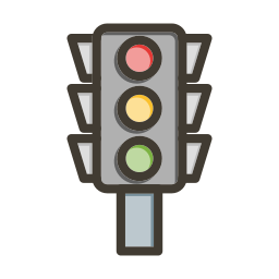 Traffic lights icon