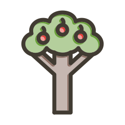 Fruit tree icon