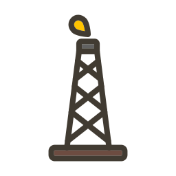 torre petrolera icono