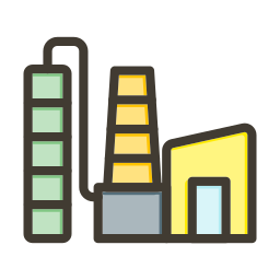 Processing plant icon