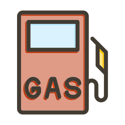 posto de gasolina Ícone