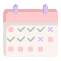 schema kalender icoon