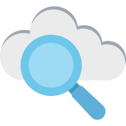 Cloud search icon