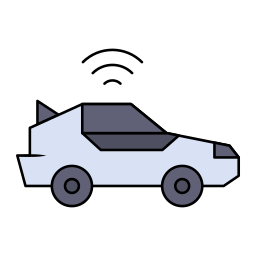 voiture autonome Icône