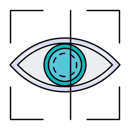 Eye recognition icon