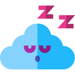 dormido icono