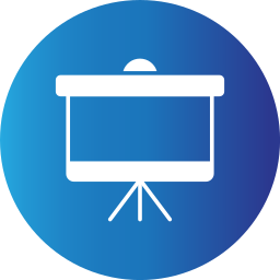 Projector screen icon