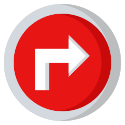 Turn right icon