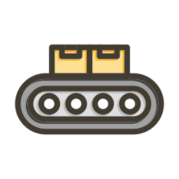 Conveyor band icon