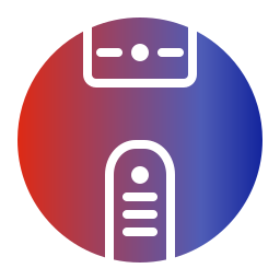 Robot vacuum cleaner icon