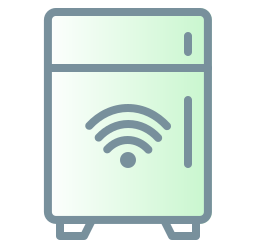 Smart refrigerator icon