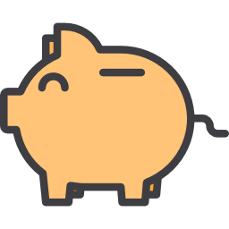 Piggy bank icon