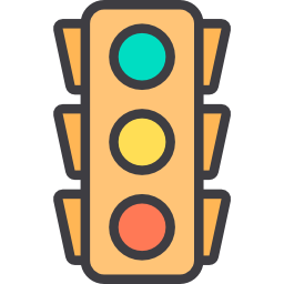 Traffic light icon