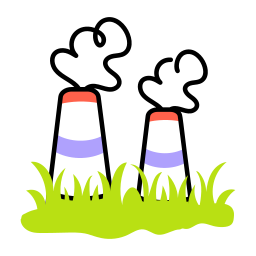 centrale nucleare icona