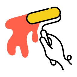 Paint roller icon