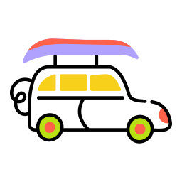 samochód kempingowy ikona