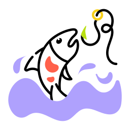 Fishing hook icon