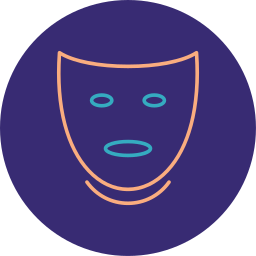 Theatre mask icon
