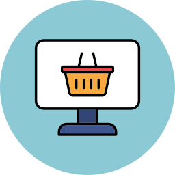 Online shoping icon
