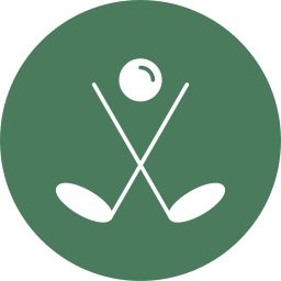 palo de golf icono