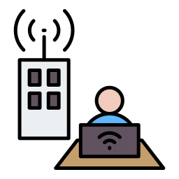 Telecommuting icon