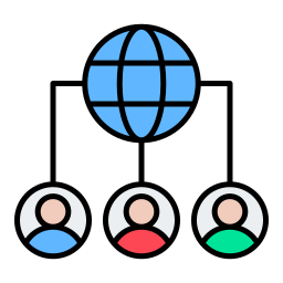 internationale klant icoon