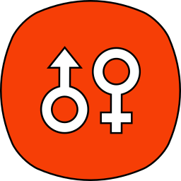 maschio e femmina icona