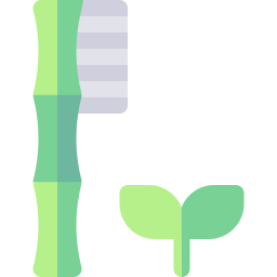 Bamboo toothbrush icon