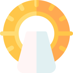 Tanning lamp icon