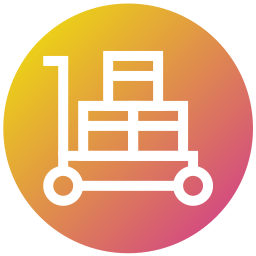 Delivery cart icon