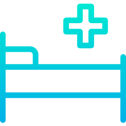 Hospital bed icon