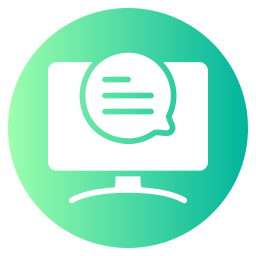 Online chat icon