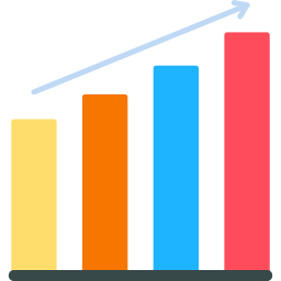 graphique à barres Icône