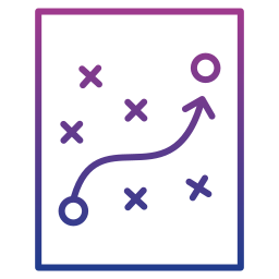 stratégie Icône