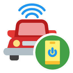 Connected car icon