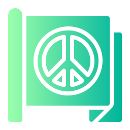 bandiera della pace icona