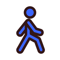 Person walking icon