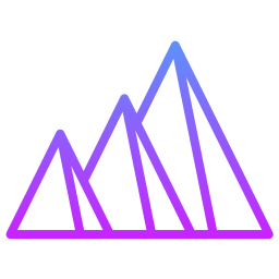 piramide dell'egitto icona