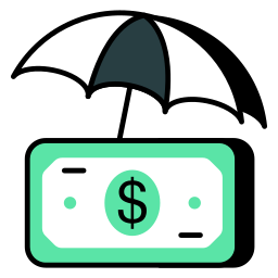 seguro financiero icono