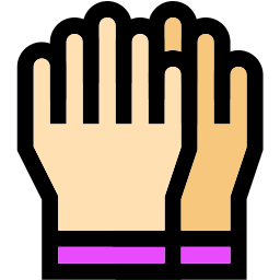 gumowa rękawiczka ikona