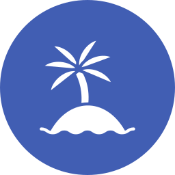 Îles de palmiers Icône