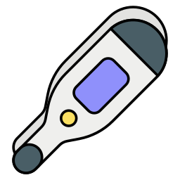 thermomètre digital Icône