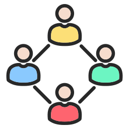 trabajo en equipo icono