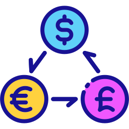 Exchange currency icon