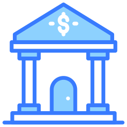 palazzo della banca icona