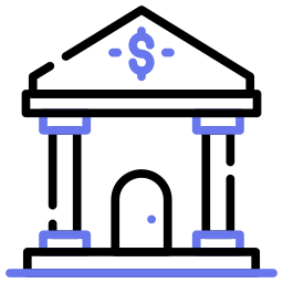 bâtiment de la banque Icône