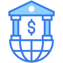 wereldwijd bankieren icoon