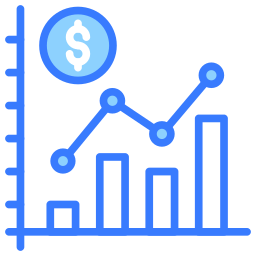 Financial analysis icon